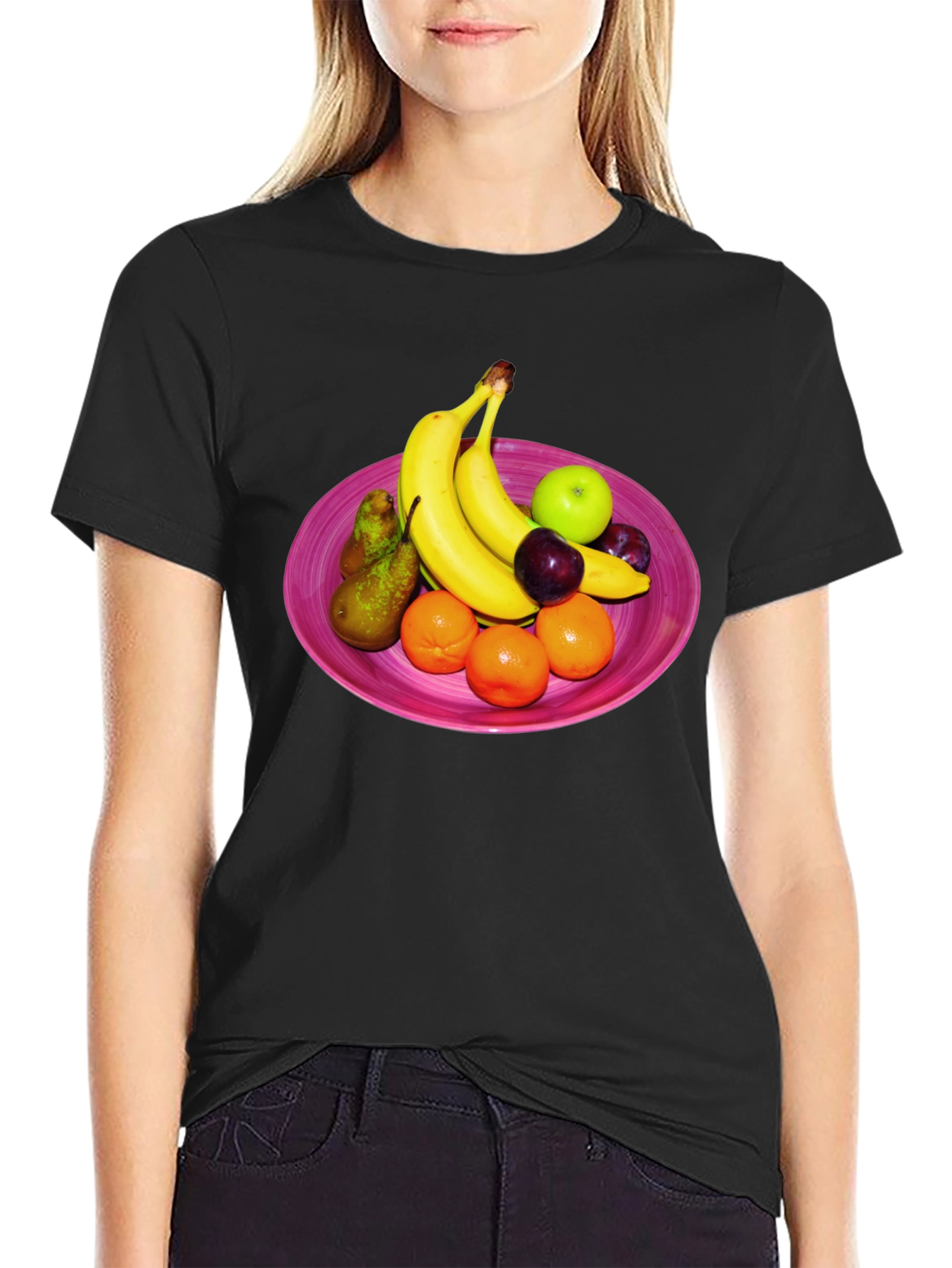 Fruit Bowl Graphic Tee - Casual Style
