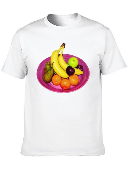 Fruit Bowl Graphic Tee - Casual Style