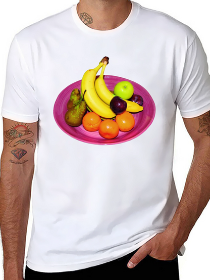 Fruit Bowl Graphic Tee - Casual Style