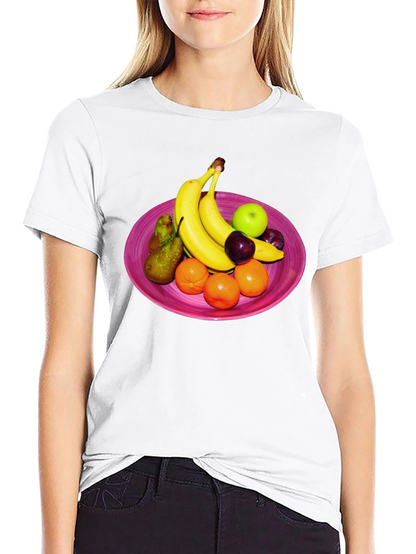 Fruit Bowl Graphic Tee - Casual Style