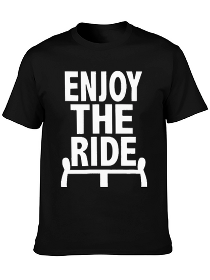 Enjoy the Ride T-Shirt - Black Graphic Tee