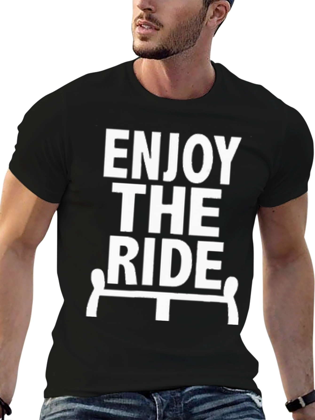 Enjoy the Ride T-Shirt - Black Graphic Tee