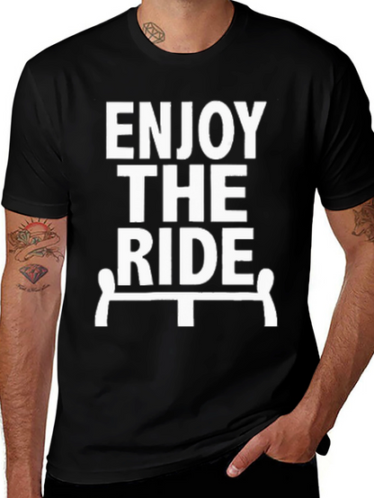 Enjoy the Ride T-Shirt - Black Graphic Tee