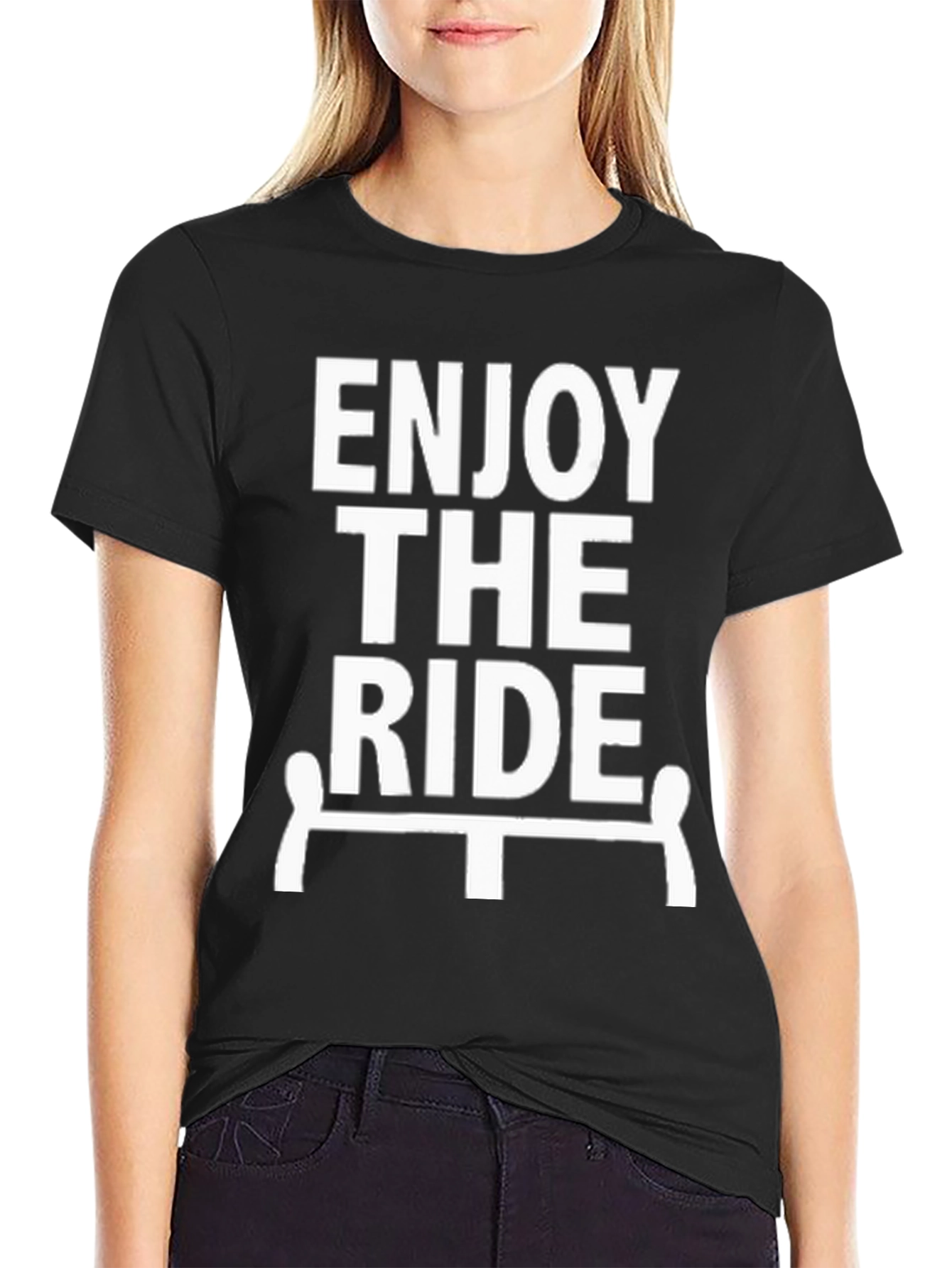 Enjoy the Ride T-Shirt - Black Graphic Tee