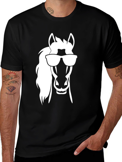 Cool Horse T-Shirt - Black