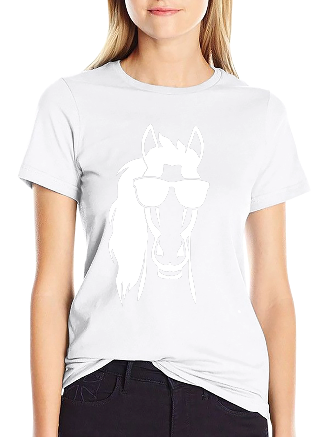 Cool Horse T-Shirt - Black