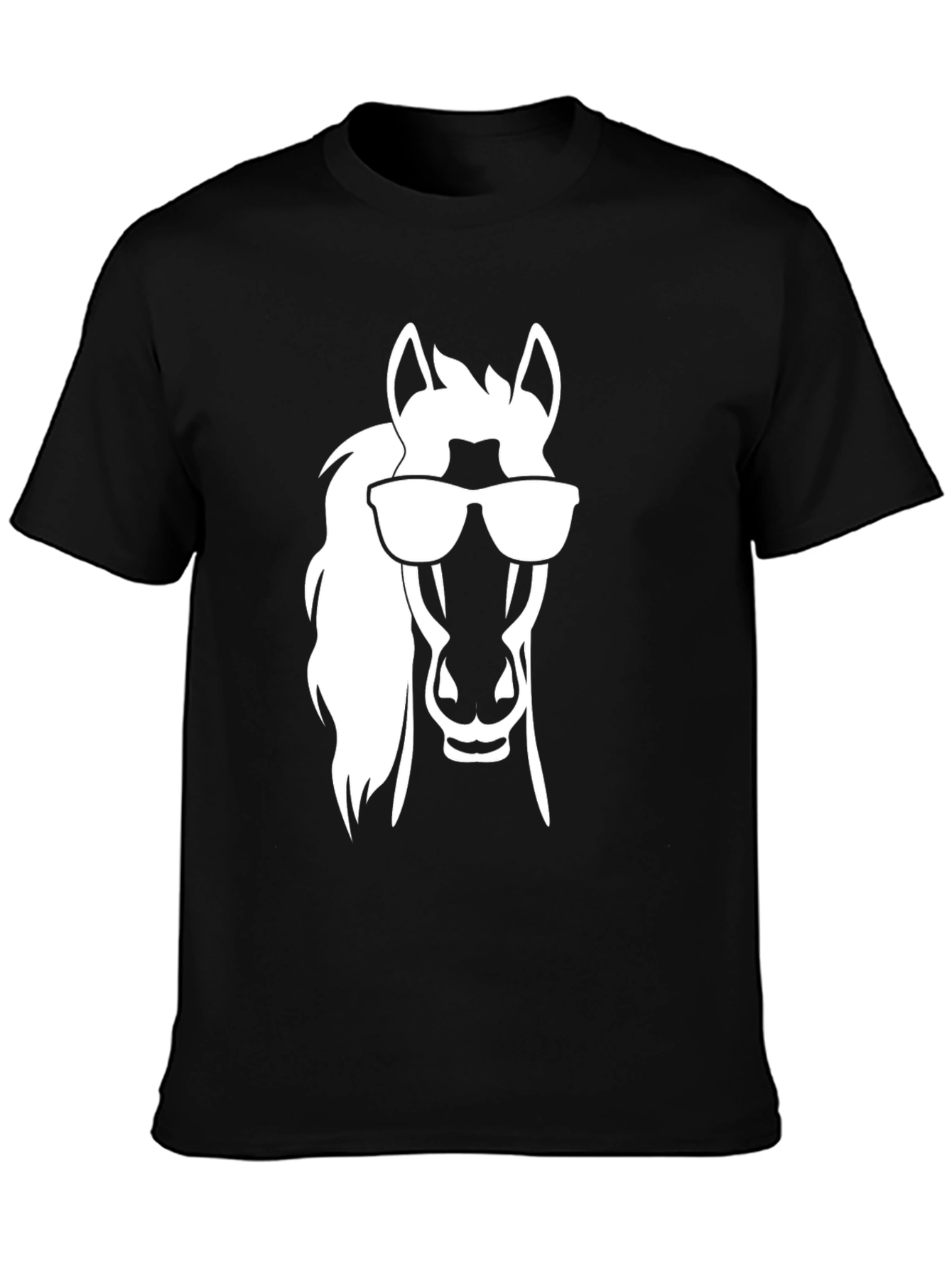 Cool Horse T-Shirt - Black