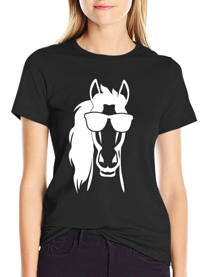 Cool Horse T-Shirt - Black
