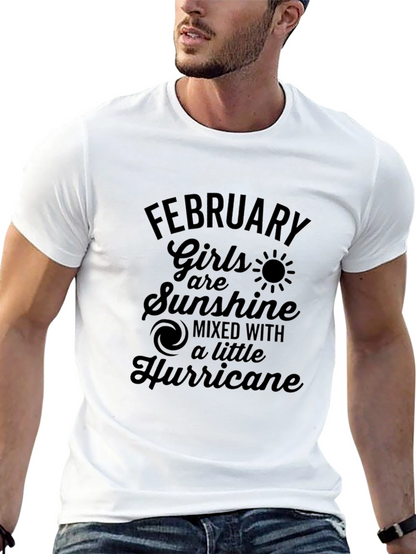 February Girls Sunshine Hurricane Black T-Shirt
