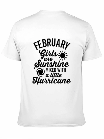February Girls Sunshine Hurricane Black T-Shirt