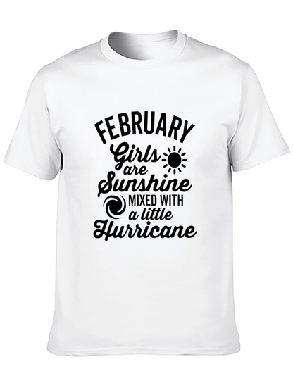 February Girls Sunshine Hurricane Black T-Shirt