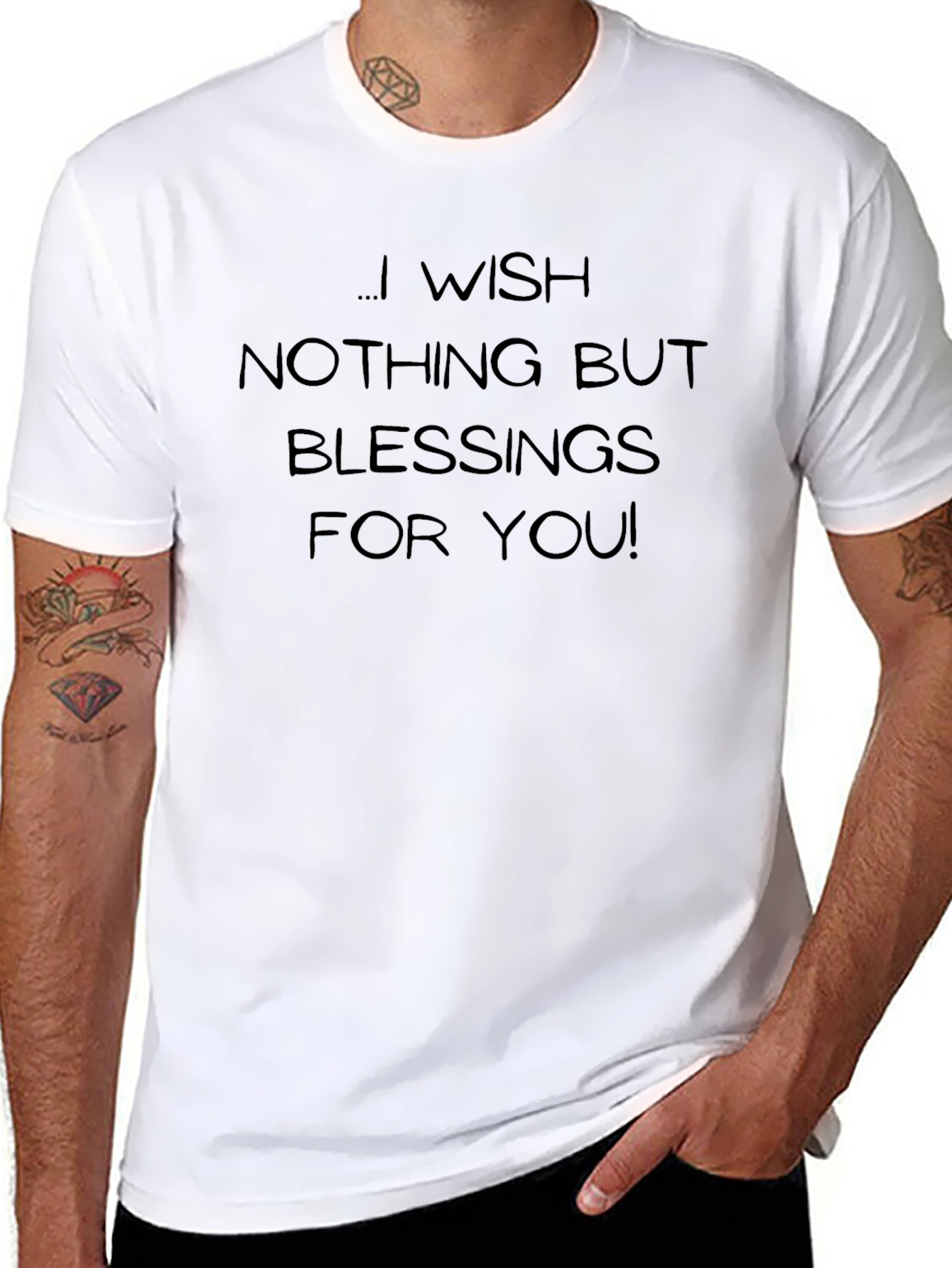 Blessings Graphic Tee - Soft Cotton Blend