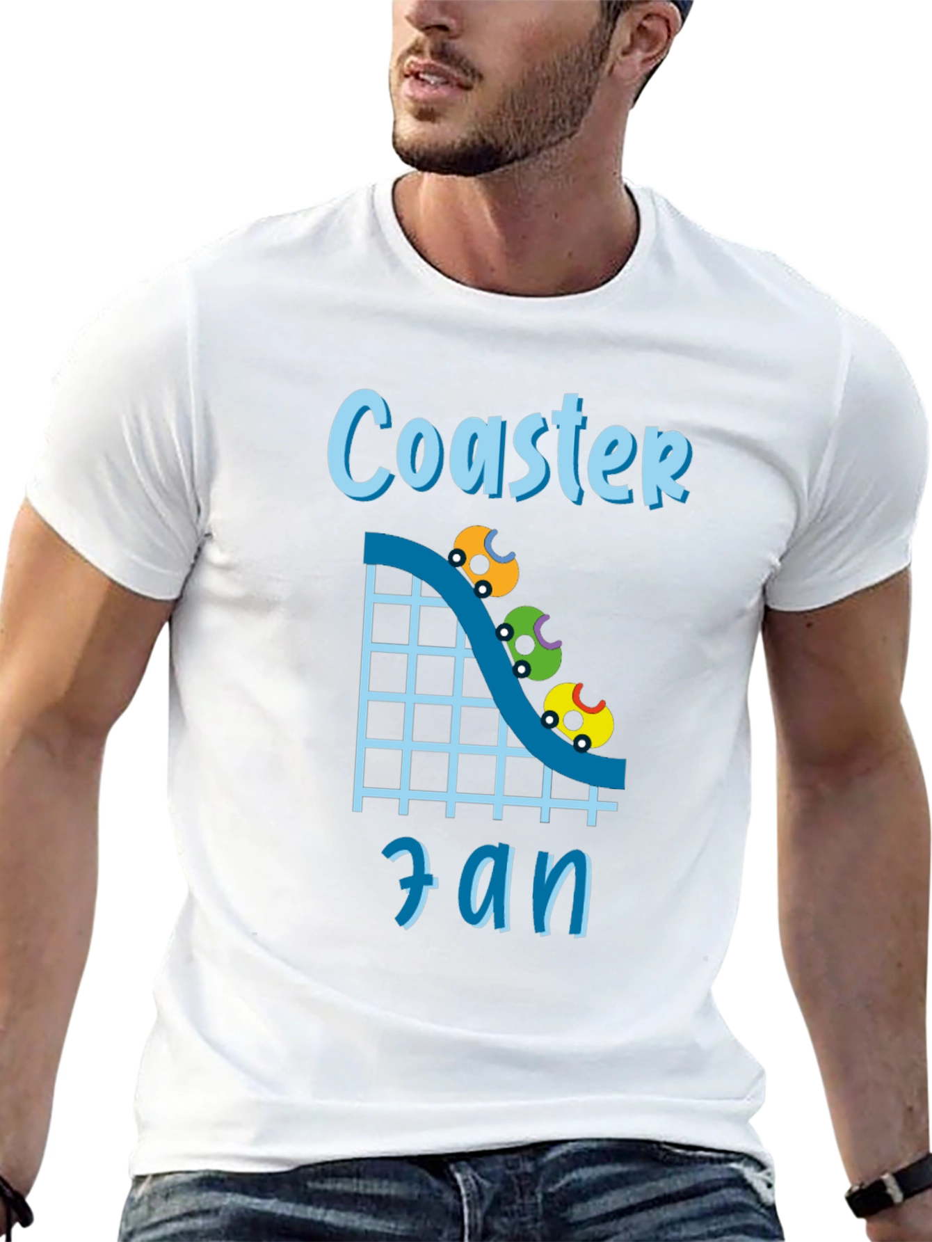 Coaster Fan Graphic Tee - Thrill Ride Enthusiast Shirt