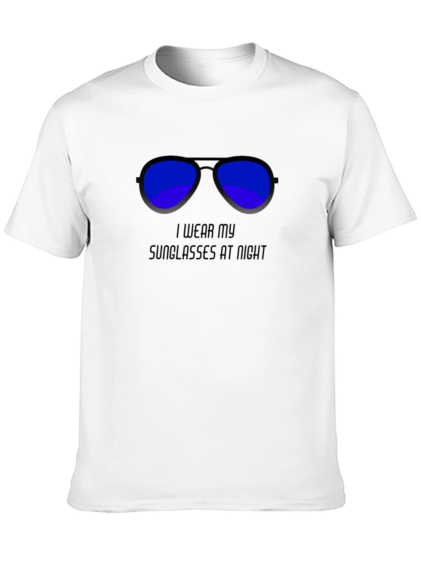 Sunglasses at Night Graphic Tee - Black