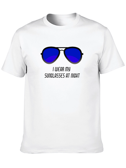 Sunglasses at Night Graphic Tee - Black