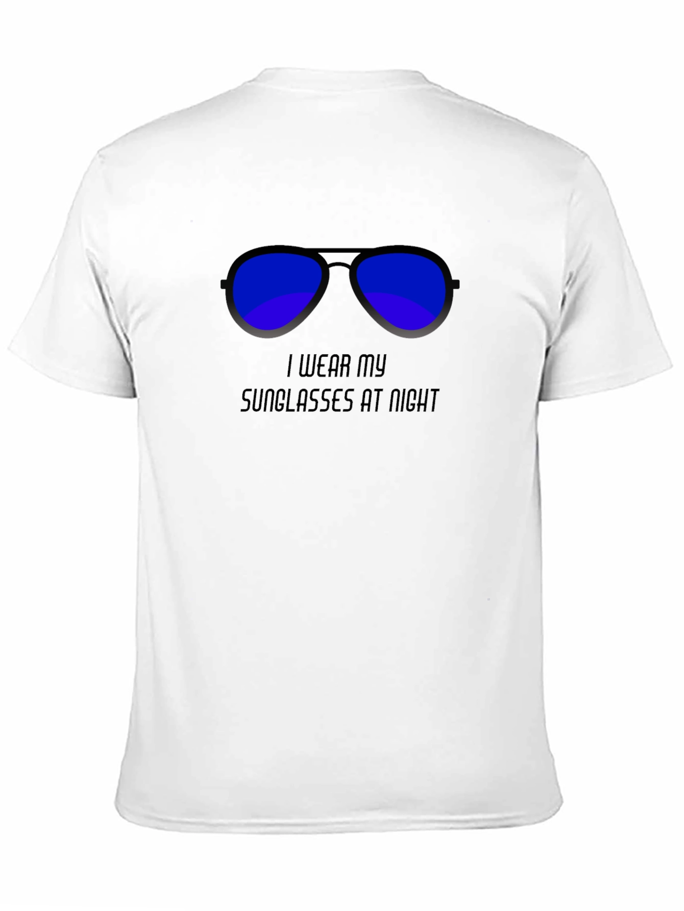 Sunglasses at Night Graphic Tee - Black
