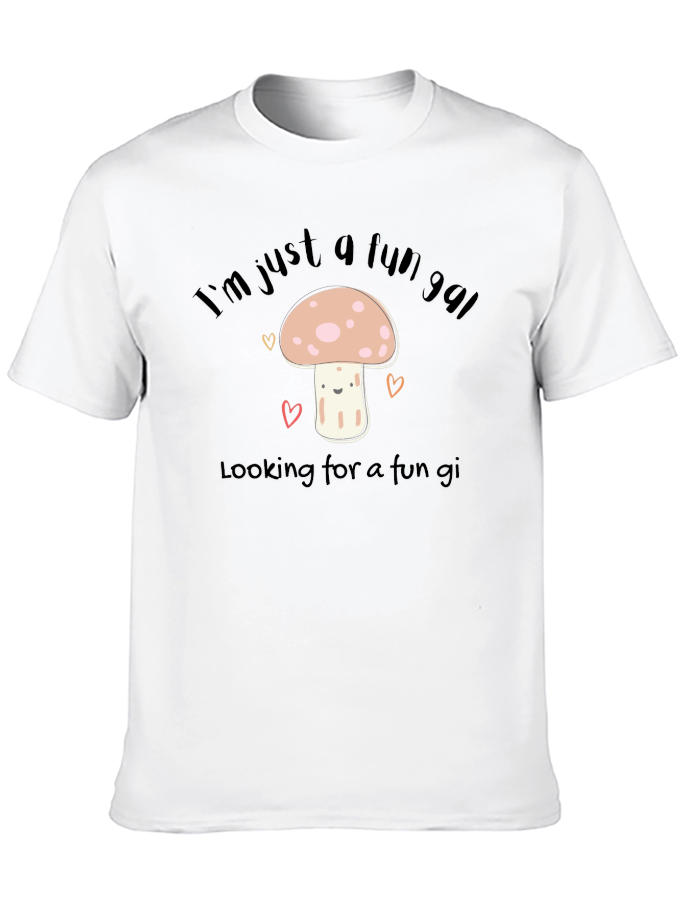Fun Gal Mushroom Graphic T-Shirt - Soft Cotton Tee