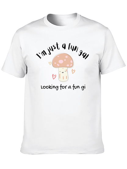 Fun Gal Mushroom Graphic T-Shirt - Soft Cotton Tee