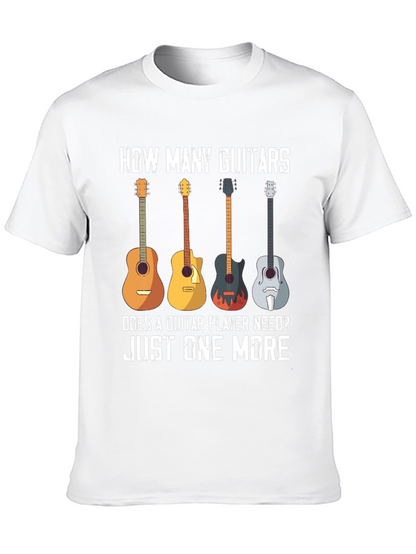 Guitar Lover T-Shirt - How Many Guitars?
