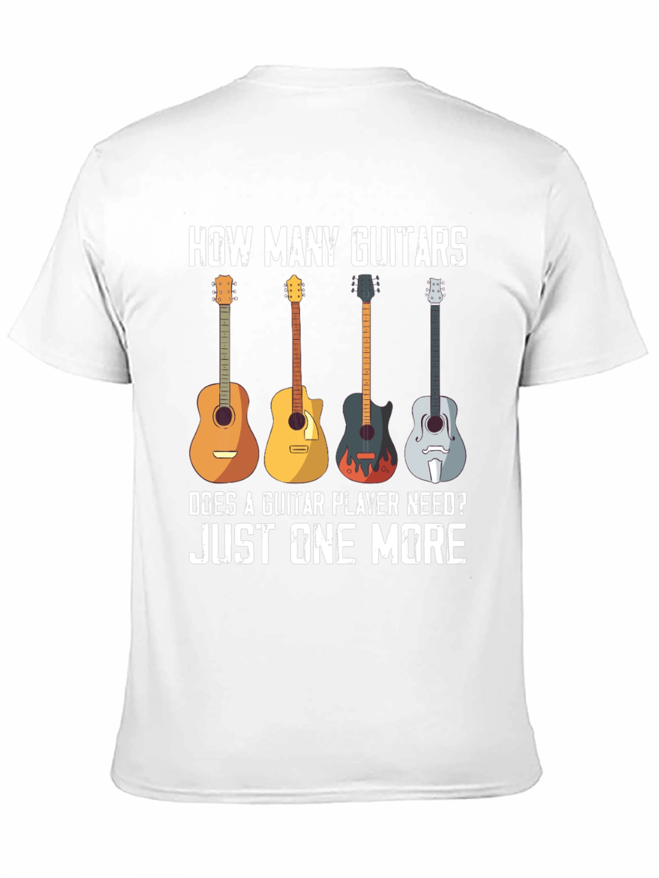 Guitar Lover T-Shirt - How Many Guitars?