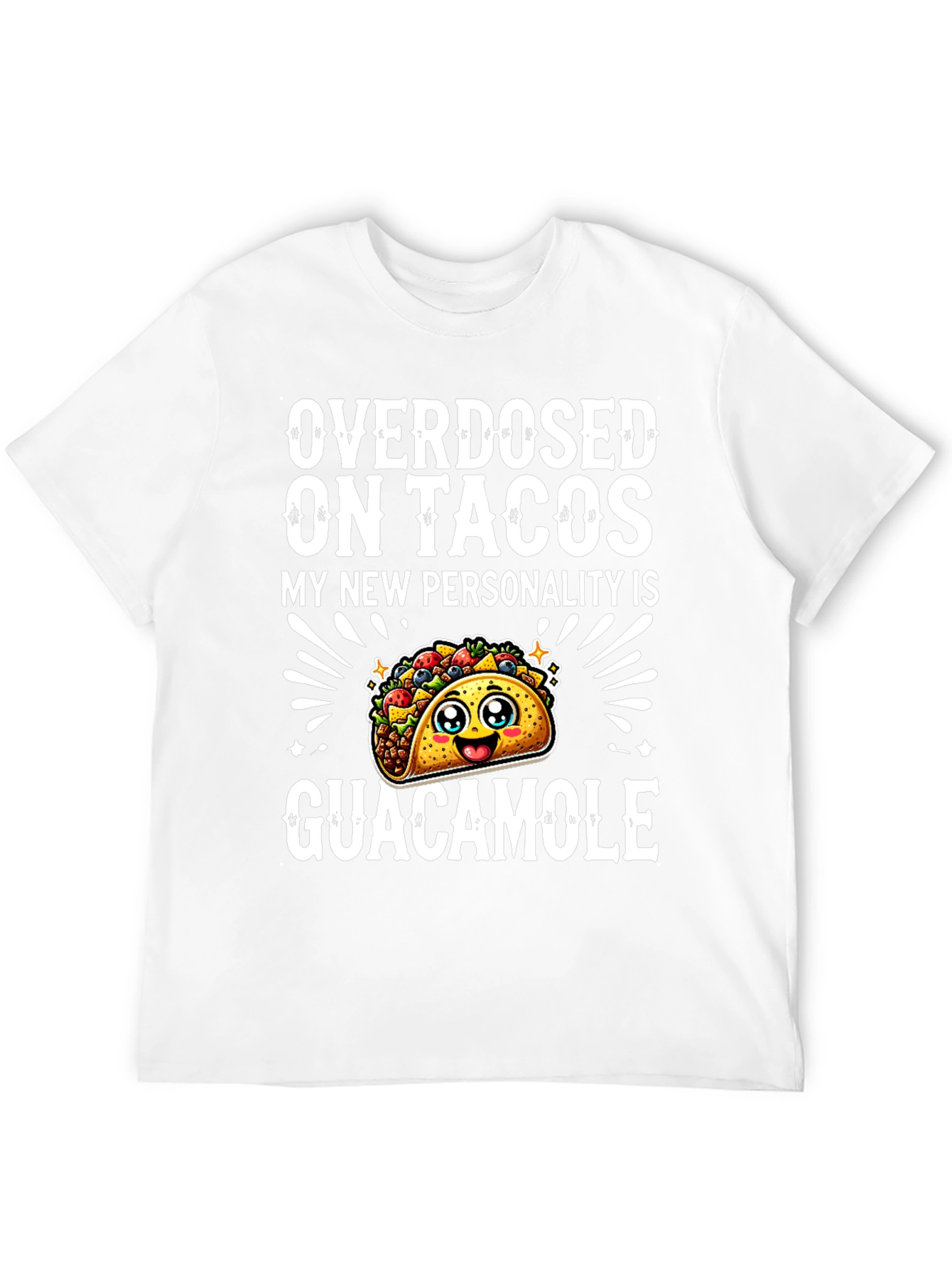 Taco Lover Graphic Tee - Overdosed on Tacos