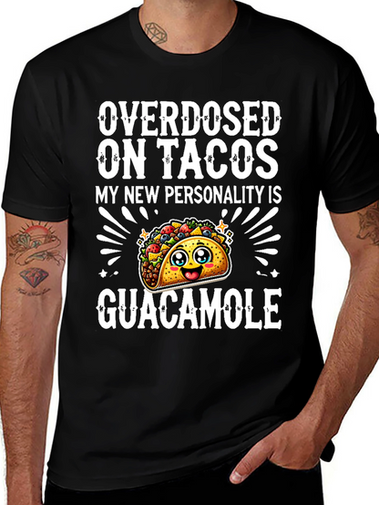 Taco Lover Graphic Tee - Overdosed on Tacos