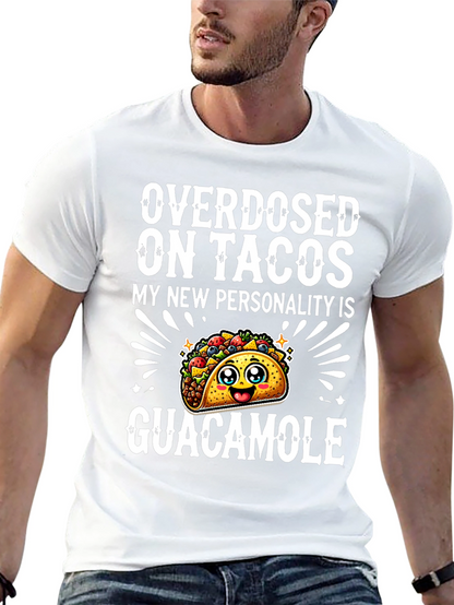 Taco Lover Graphic Tee - Overdosed on Tacos