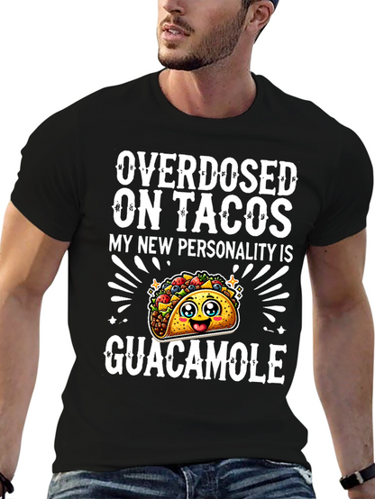 Taco Lover Graphic Tee - Overdosed on Tacos