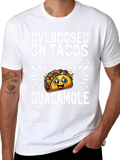 Taco Lover Graphic Tee - Overdosed on Tacos