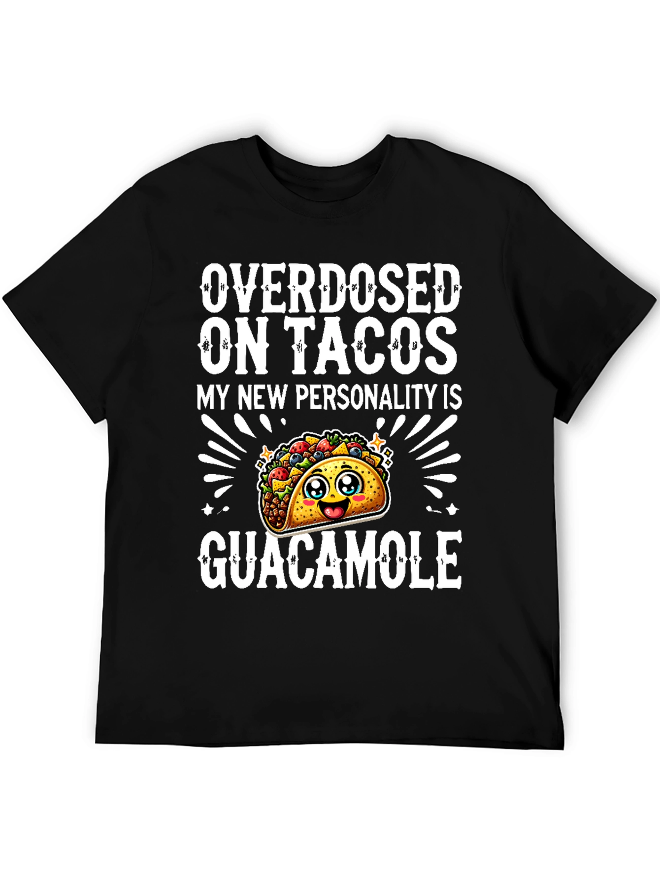 Taco Lover Graphic Tee - Overdosed on Tacos