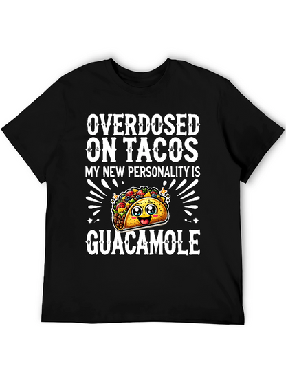 Taco Lover Graphic Tee - Overdosed on Tacos