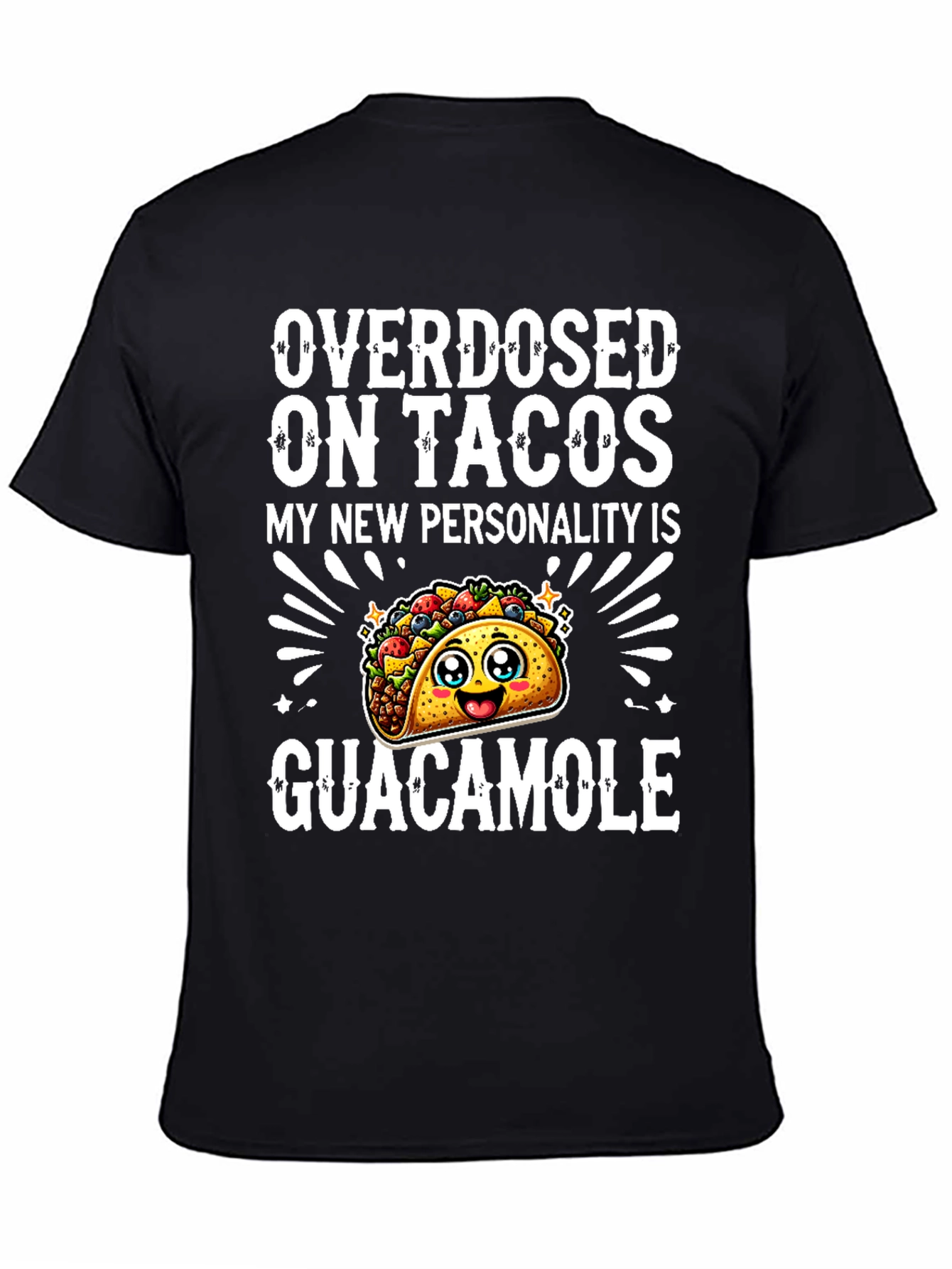 Taco Lover Graphic Tee - Overdosed on Tacos