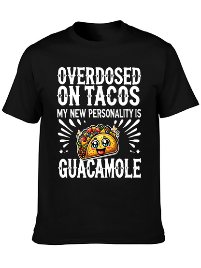 Taco Lover Graphic Tee - Overdosed on Tacos