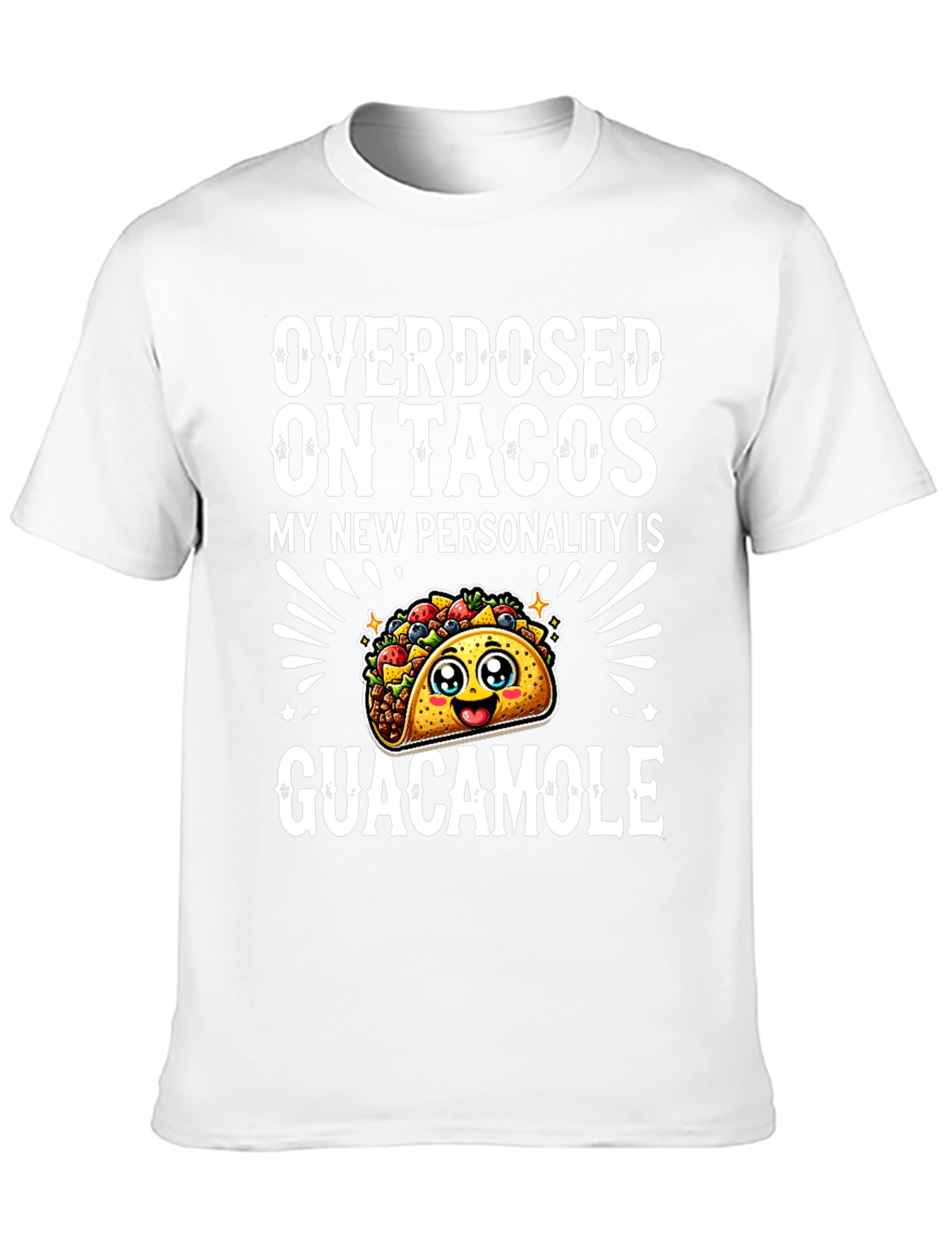 Taco Lover Graphic Tee - Overdosed on Tacos