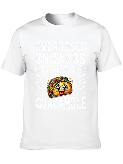 Taco Lover Graphic Tee - Overdosed on Tacos