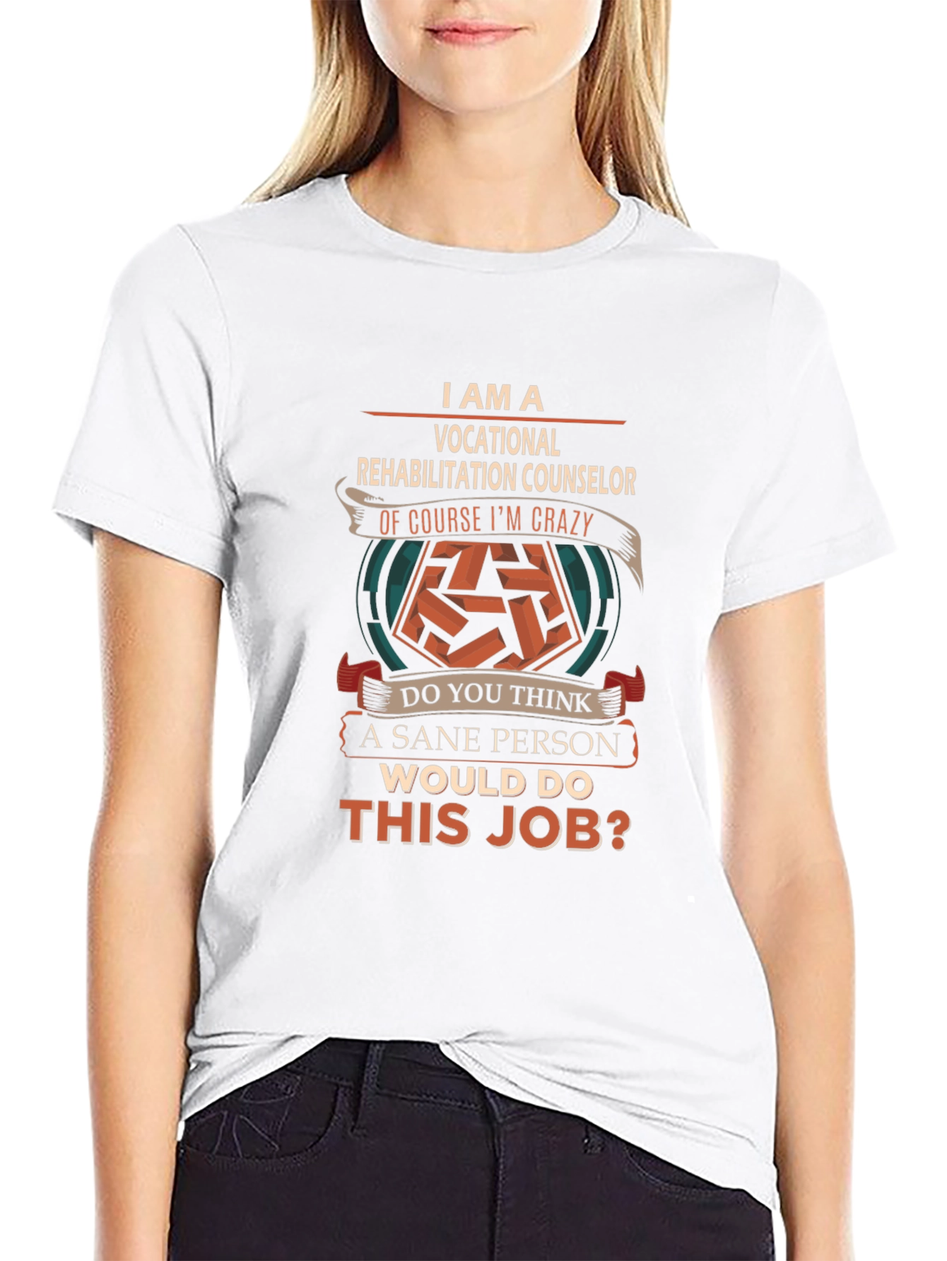 Vocational Rehabilitation Counselor Crazy Job T-Shirt