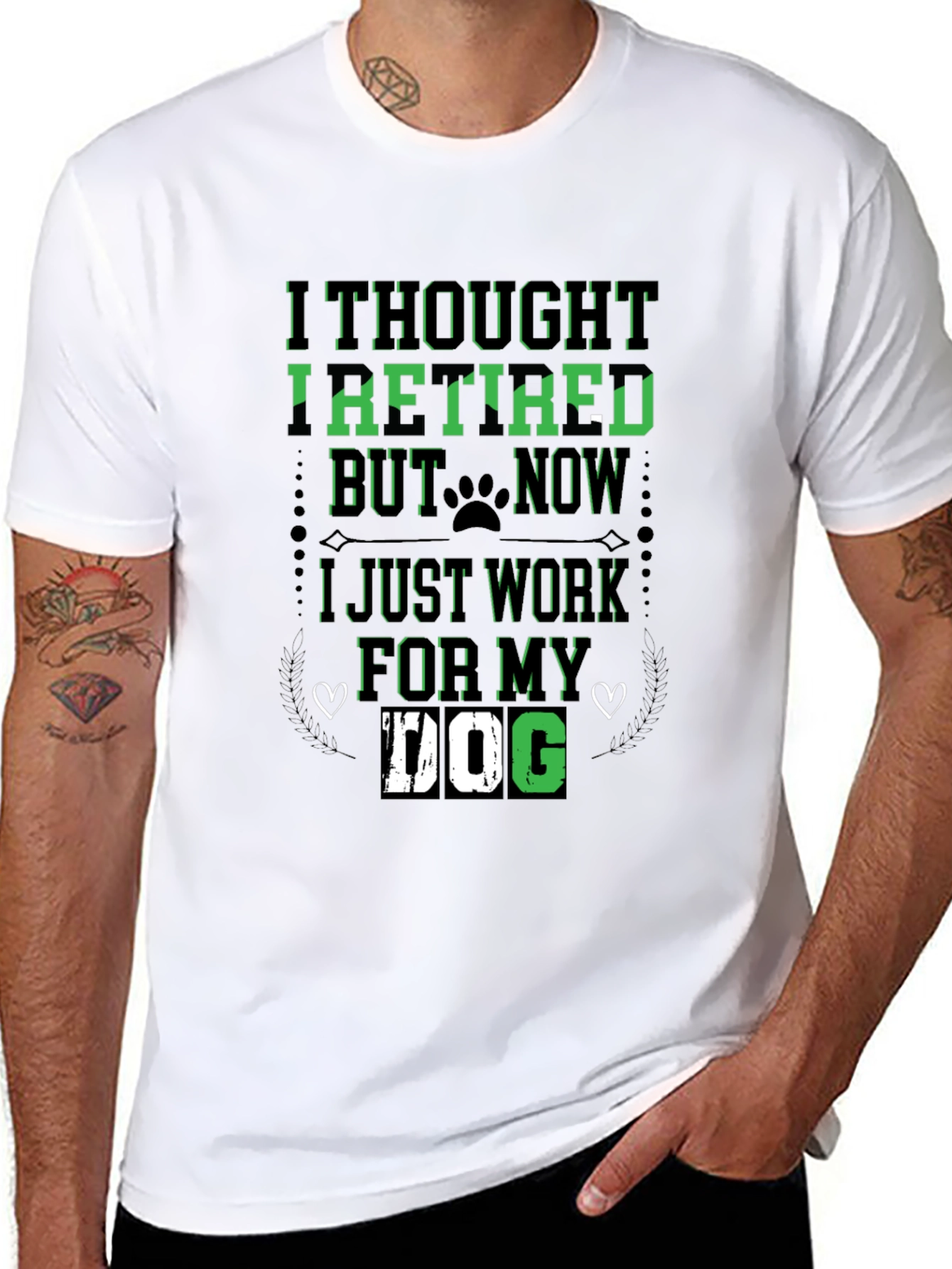 I Thought Id Retire Dog Lover T-Shirt