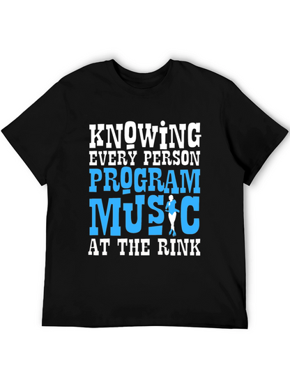 Ice Skating Program Music T-Shirt