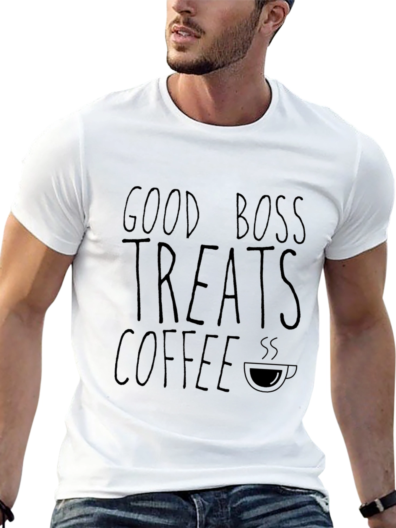 Good Boss Treats Coffee Graphic Tee