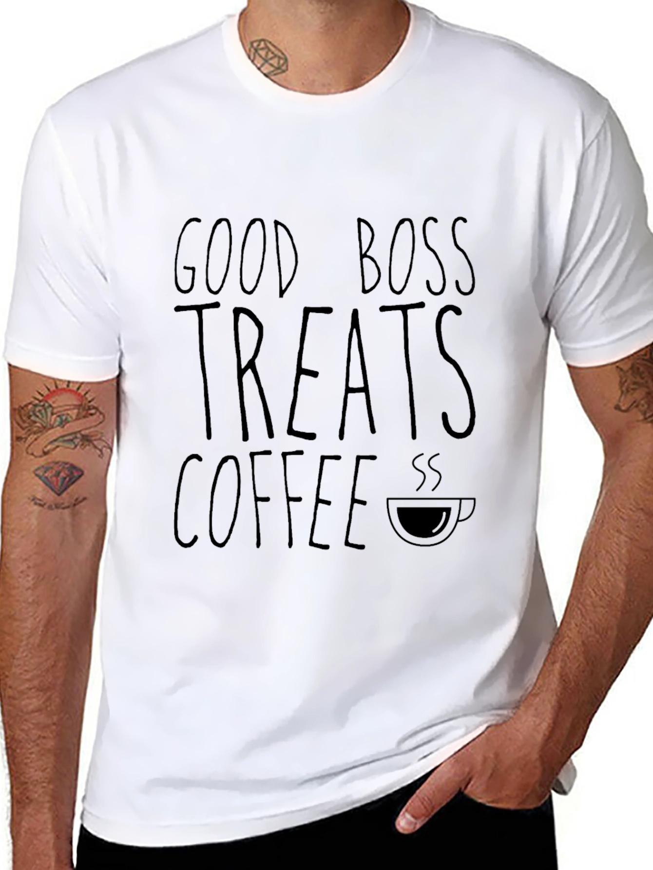 Good Boss Treats Coffee Graphic Tee
