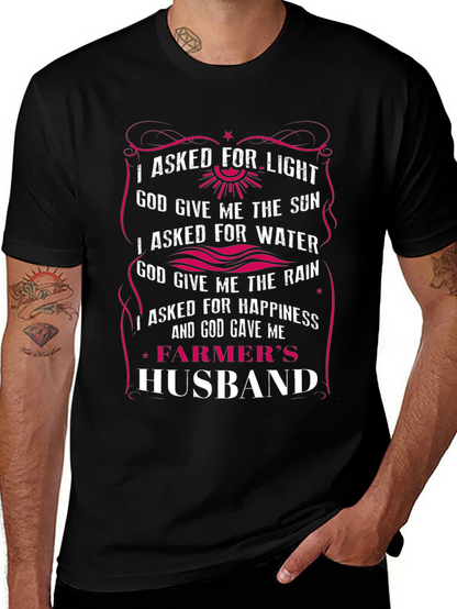 Farmers Husband Graphic Tee - Gift for Men