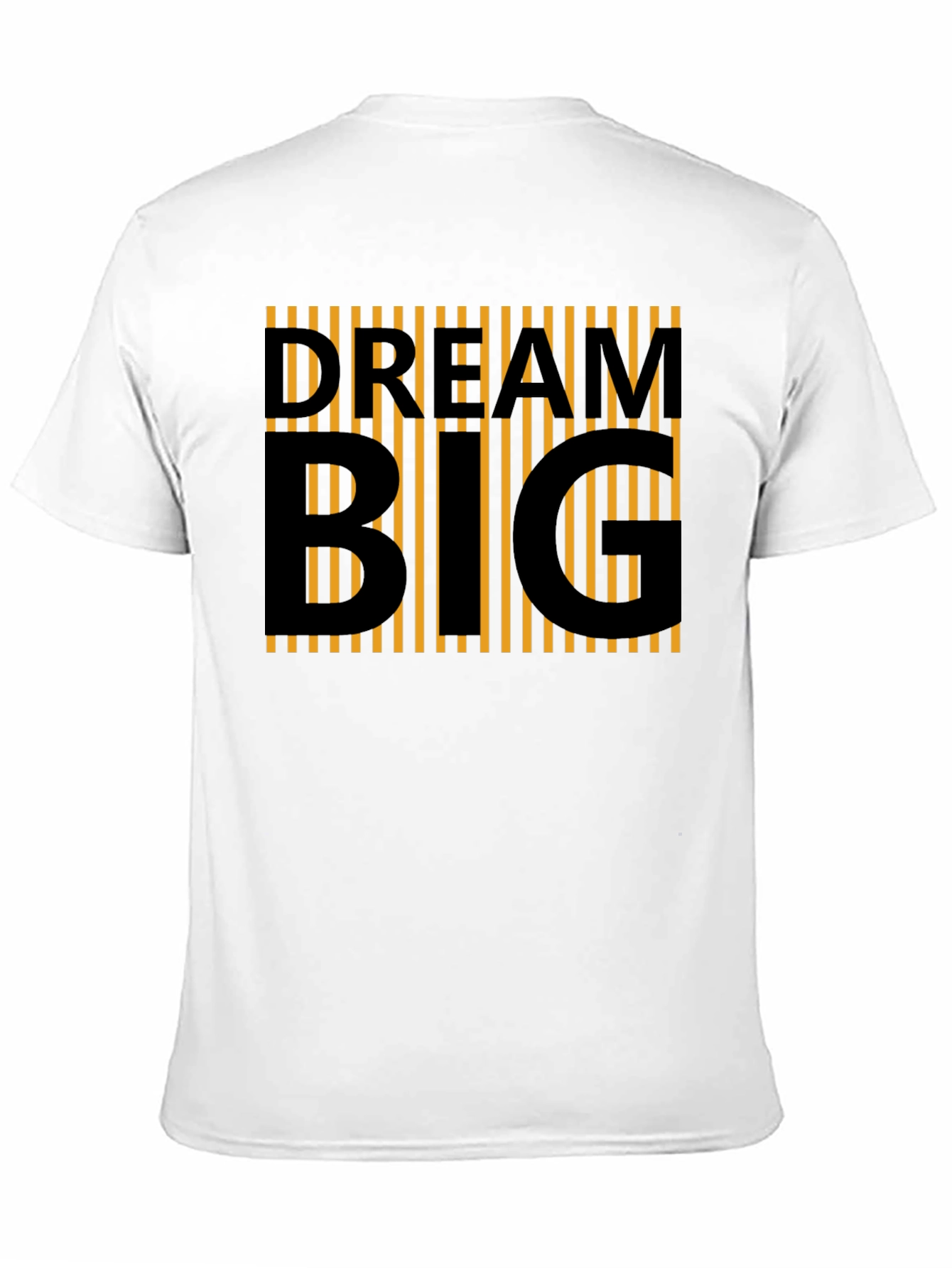 Dream Big Graphic Tee - Black Cotton Casual