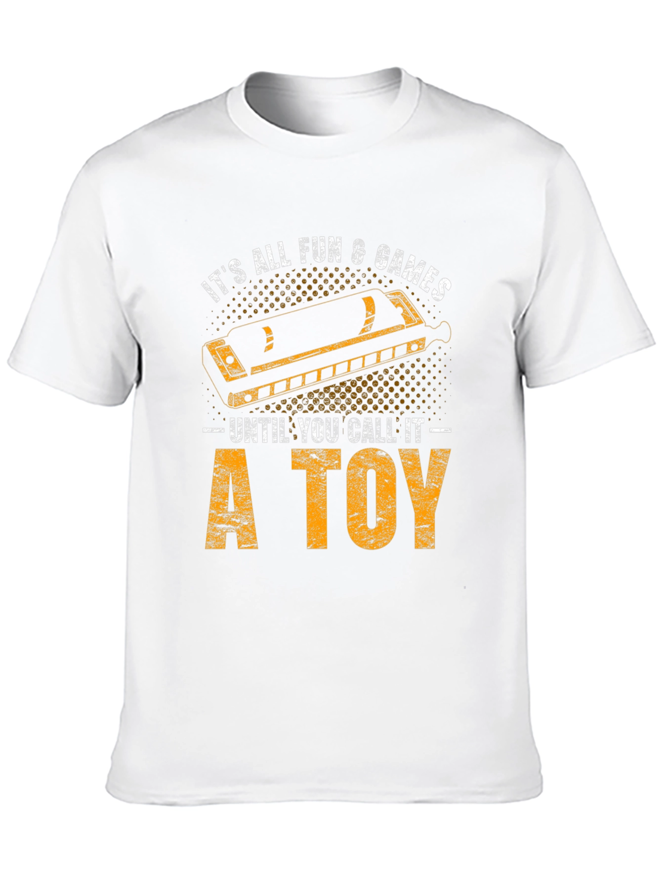 Harmonica T-Shirt: Its All Fun & Games...