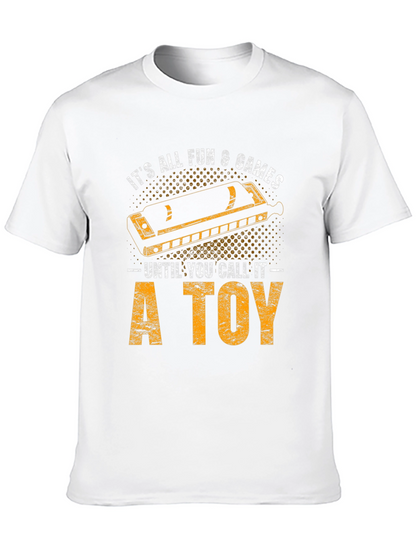 Harmonica T-Shirt: Its All Fun & Games...