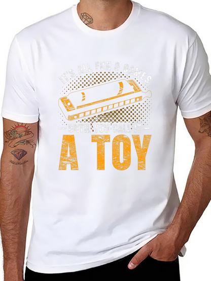 Harmonica T-Shirt: Its All Fun & Games...