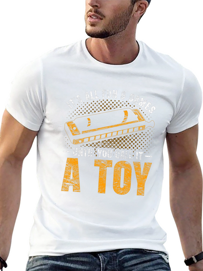Harmonica T-Shirt: Its All Fun & Games...