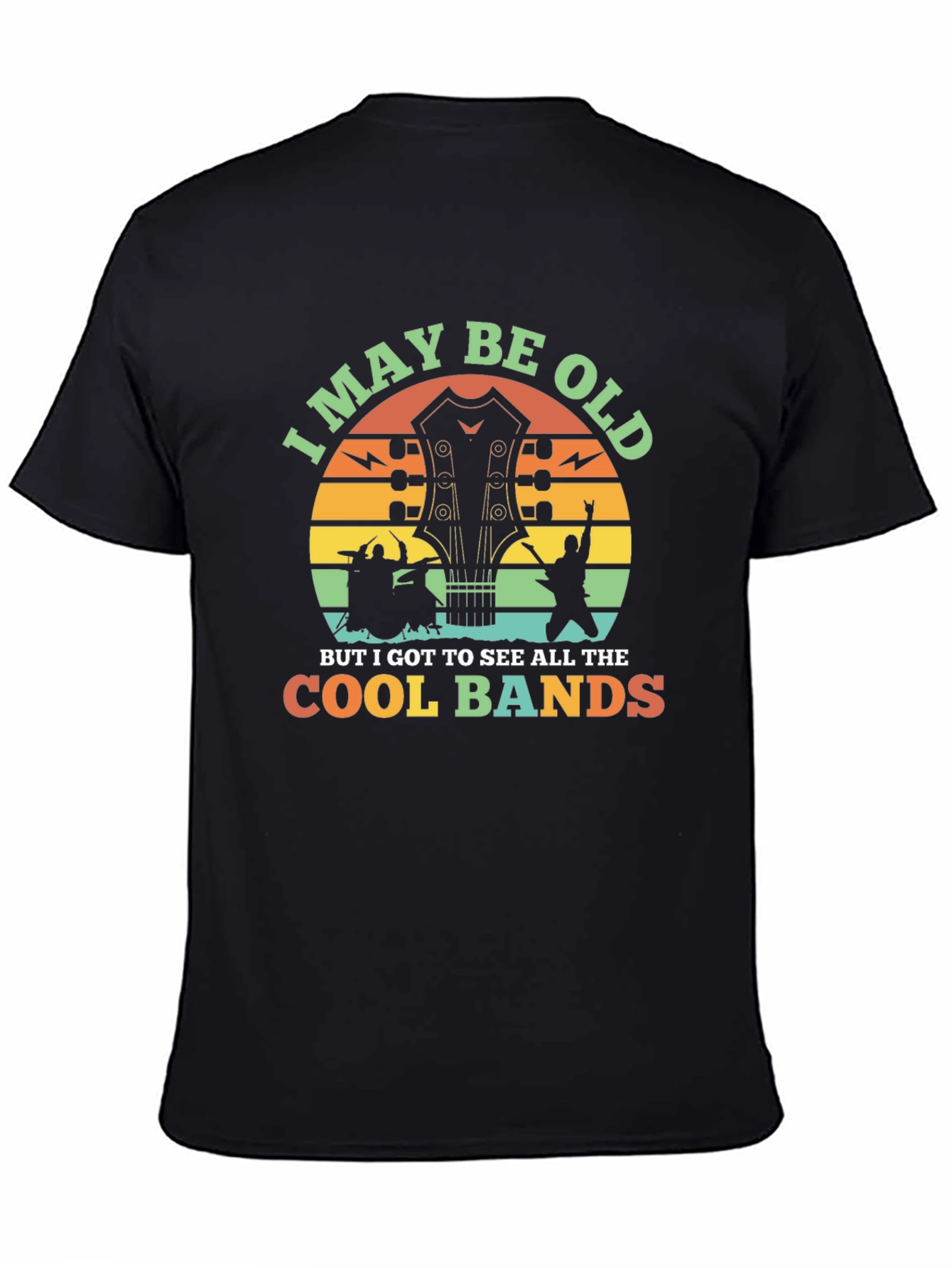 I May Be Old Cool Bands T-Shirt