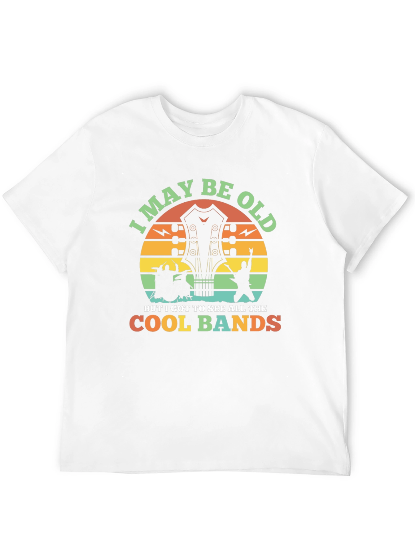 I May Be Old Cool Bands T-Shirt