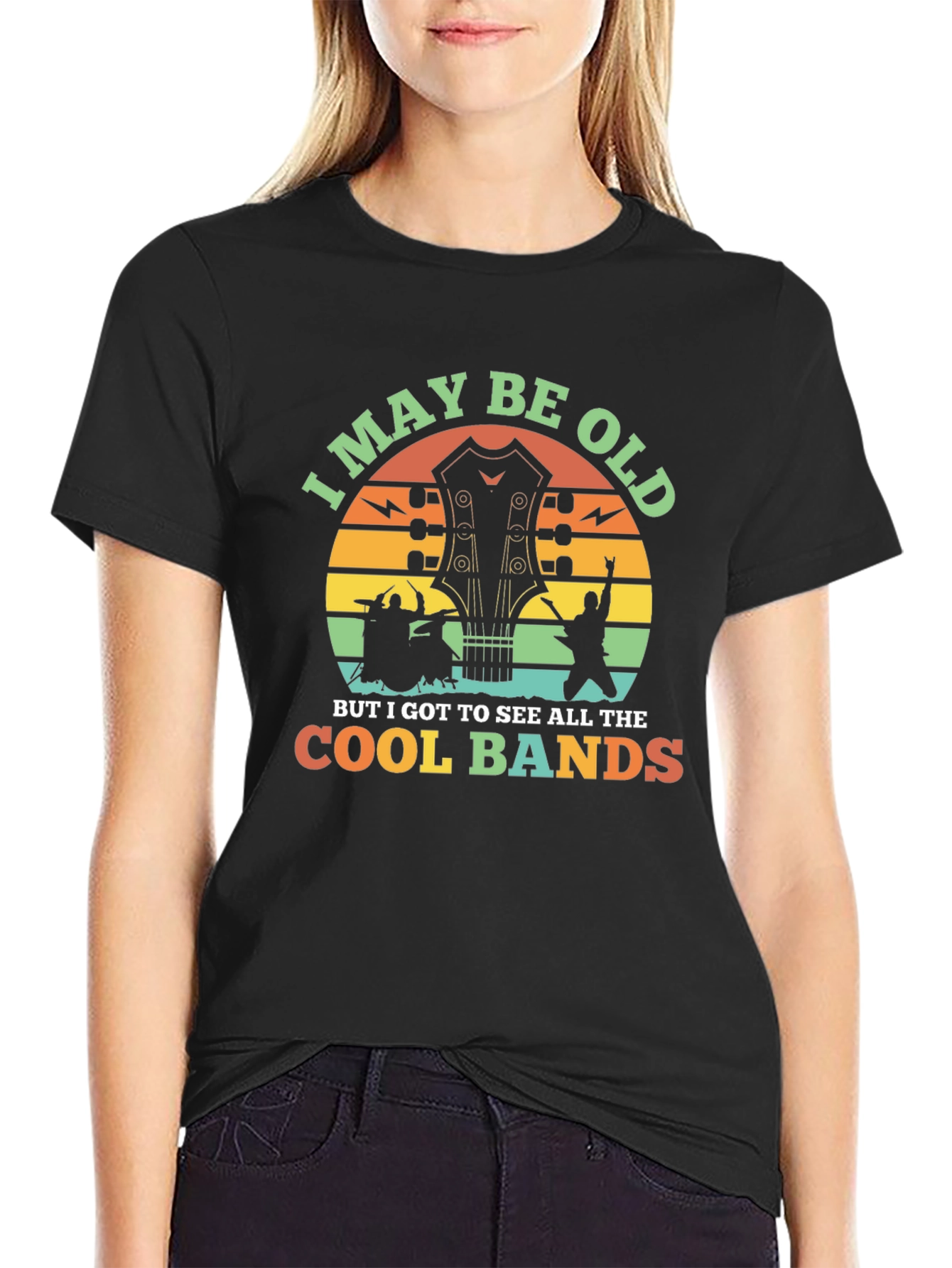 I May Be Old Cool Bands T-Shirt