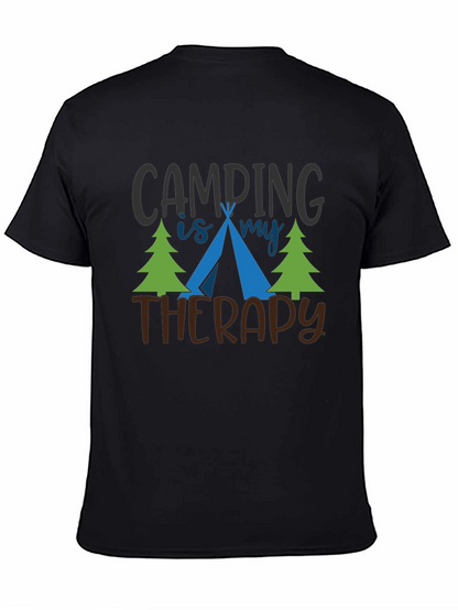 Camping Is My Therapy Graphic T-Shirt